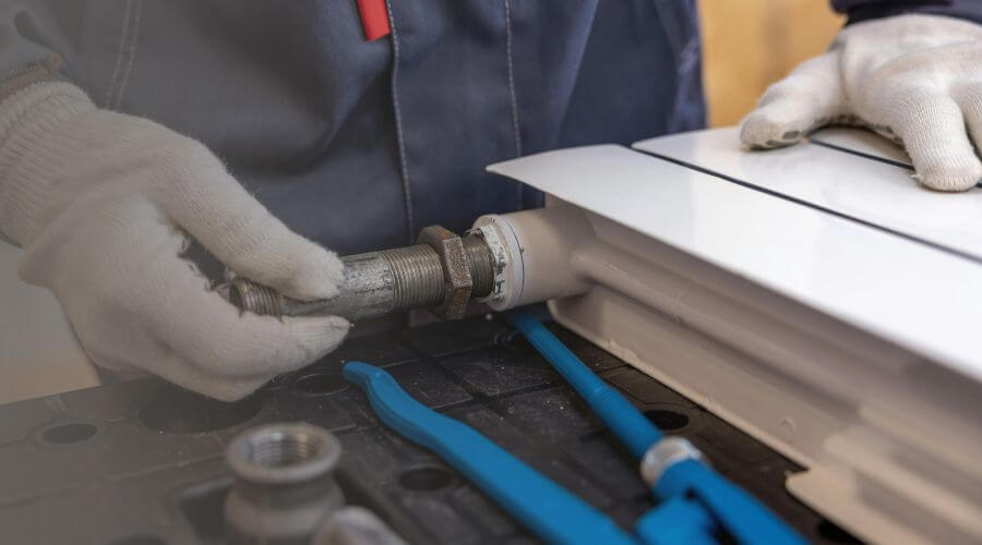 Gas Line Leak Repair in South Bend, TX